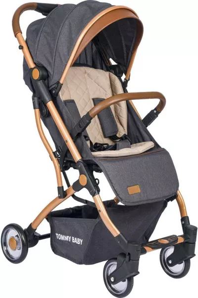 Golf Kabinen-Babykinderwagen Gold Kabinengröße
