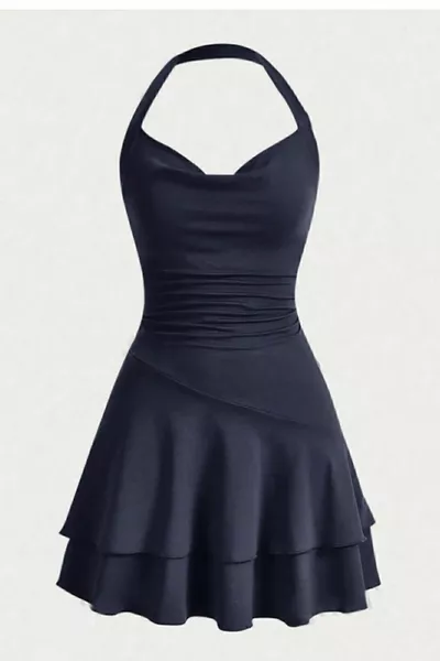 فستان ميني بحمالات 