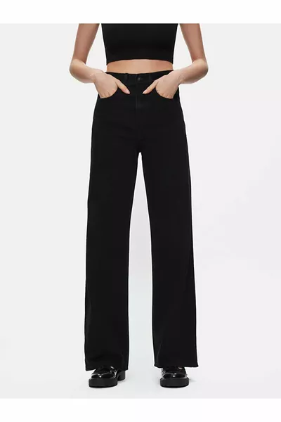 Jean Femme Vionne H Noir Lavage Noir -Std