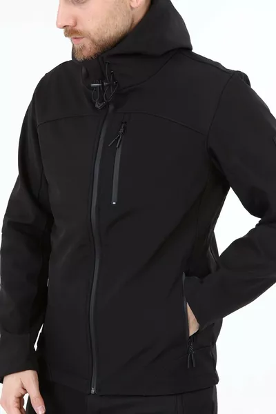 سترة رياضية رجالية من الصوف الداخلي مقاومة للرياح والماء