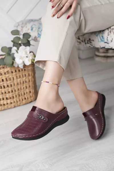 Chaussons quotidiens orthopédiques à semelle souple pour femmes, à bout fermé