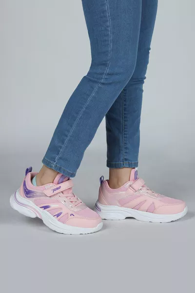  Baskets rose et violettes pour fille - Chaussures de sport quotidiennes