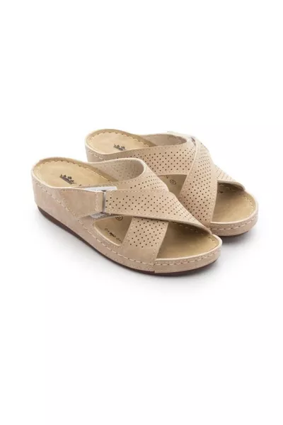 Dames Orthopedische Kruisband Klittenband Verstelbaar Bovenstuk Comfort Model Dagelijkse Slippers Zacht