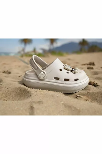 CHAUSSURES ENFANT CROSS EVA ANTIDÉRAPANTES, JARDIN, PLAGE, MER, MODÈLE 