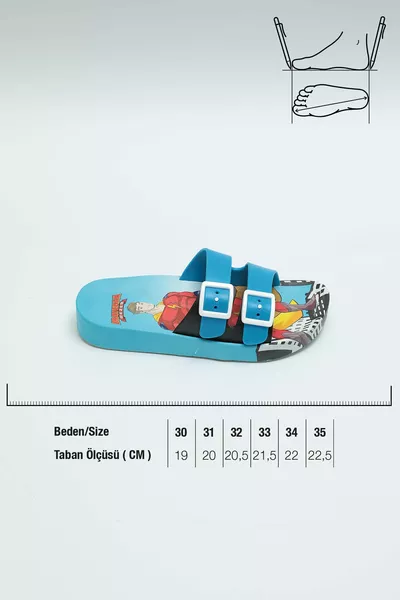 Sandales d'été Braveman pour garçons avec semelle antidérapante et deux boucles