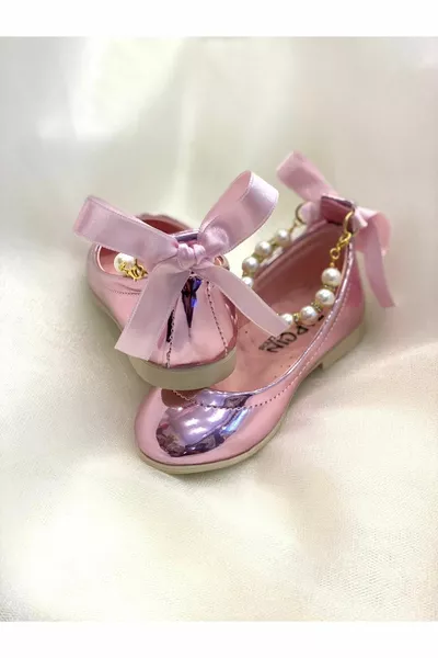 Ballerine per bambina con perle