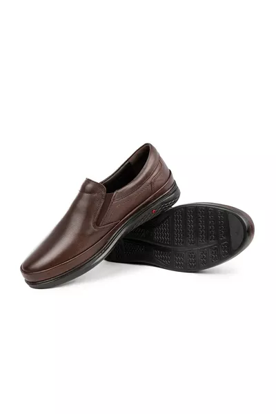 Murih Hakiki Deri Comfort Ortopedik Erkek Günlük Ayakkabı, Baba Ayakkabısı, Ortopedik Ayakkabı