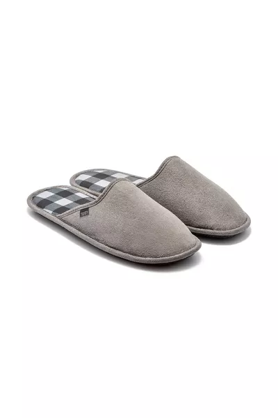 Pro Square Men's House Slippers Gray /