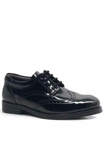 Rakerplus Titan Leather Lace-Up Classic Boys' School Shoes