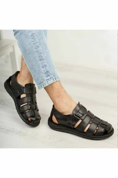 Genuine Leather Orthopedic Men's Sandals