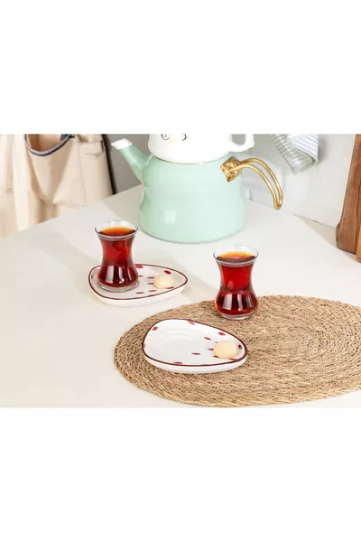 طقم شاي في روج جراين مكون من 4 قطع