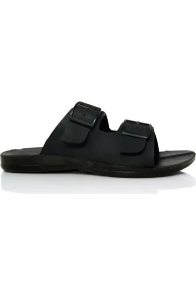 نعال رجالي سوداء بمثبت رقم  للمنزل