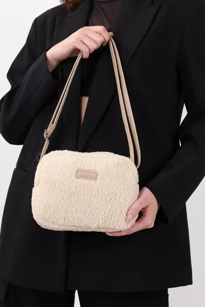 Outdoor Mink Fur Plush Mini Urban Crossbody Bag Femme