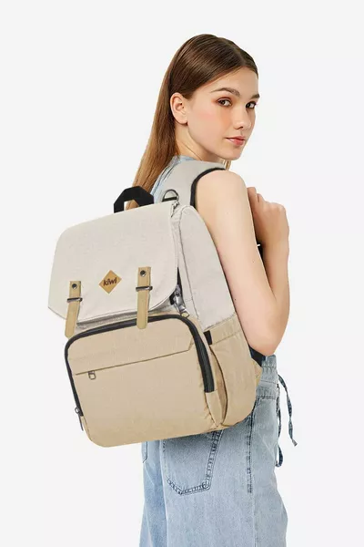 Coolbag Anne Baby Tas - Baby Verzorging Tas met Thermische Voering en Waterdichte Vakjes, Luiermatje - Bot Salmon