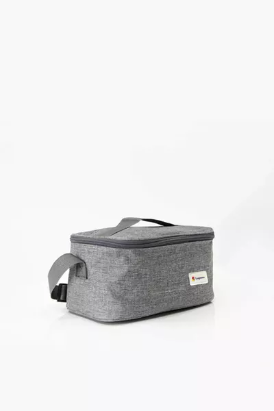 Lunch Bag with Thermos Gray Color