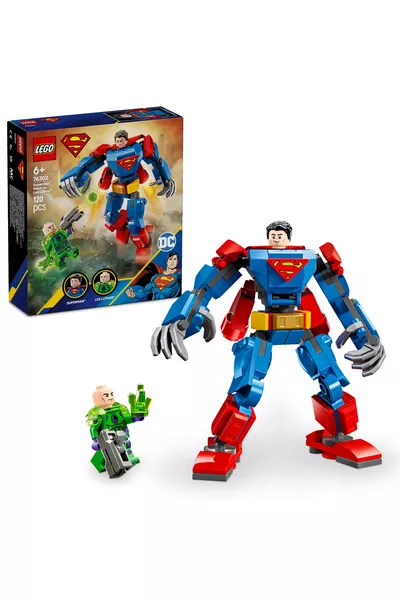 ® روبوت باتمان™ سوبرمان™ ضد ليكس لوثر™ + مجموعة صنع الألعاب (قطعة)