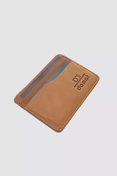 Кошелек из коричневой кожи