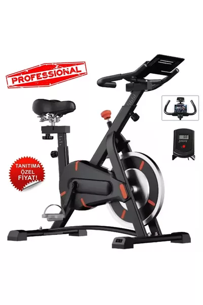New Generation Black Spin Bike Vertical Exercise Bike Home Running Bike Exercise Vertical Horizontal