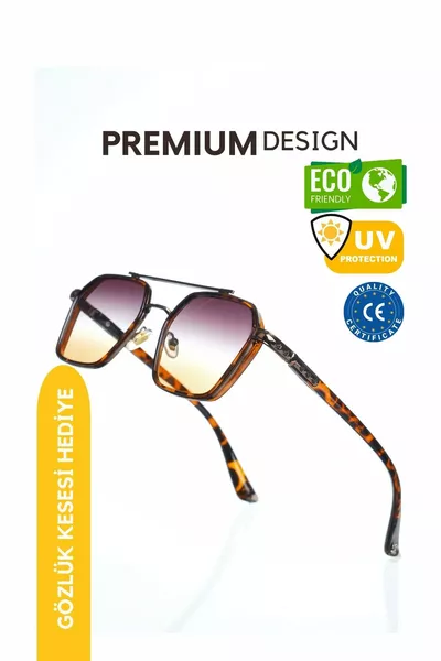 Royal Eyewear Metallic Leopard Sunglasses