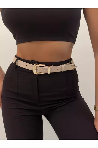 حزام نسائي بمشبك وجسر، حزام للسترة، حزام للفستان، حزام للقميص