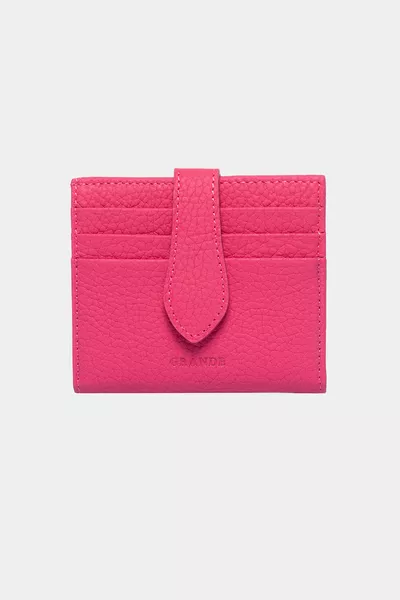  Genuine Leather Special Design Women's Men's Wallet Pink