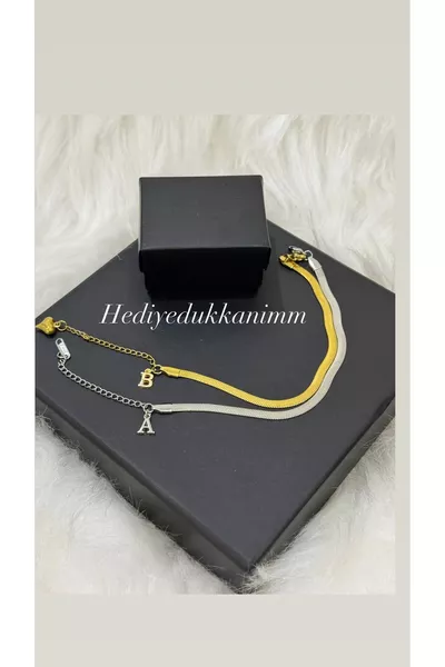 Steel Italian Double Bracelet, for a Lover, for a Spouse,