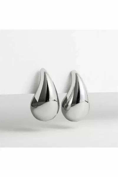 Women's Teardrop Stud Earrings