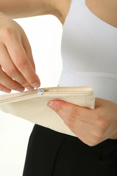 حقيبة قماش كلتش محفظة يد