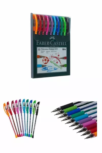 Набор из  ручек:  обычных +  двусторонних фломастеров Fineliner