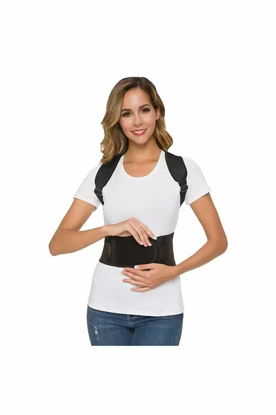 Haltungsverbesserer Rückenstütze Geradehalter Schulterstütze Körperkorrektur und Linderung von Nackenschmerzen