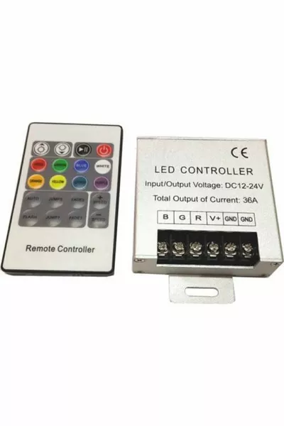  метров Внутренняя RGB LED лента Ультратонкий трансформатор Пульт 3 чипа  Двойная плата PCB