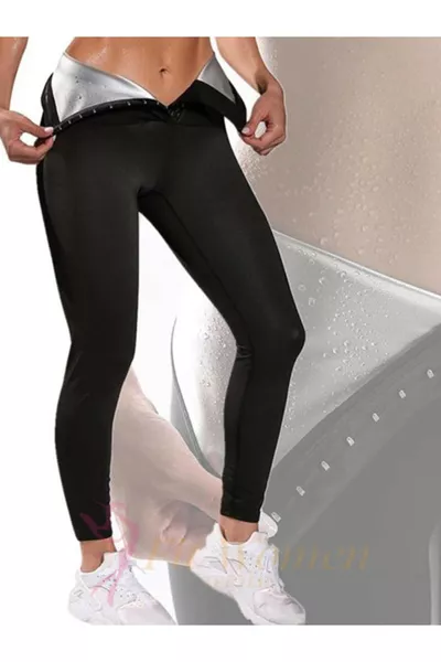 Collant de sauna thermique à agrafes