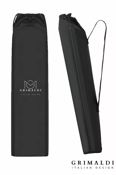 Foldable Aluminum Camping and Picnic Table, Black, Wide Model,  X  X  Cm