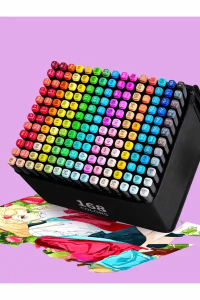  kleuren dubbelzijdige stiften set