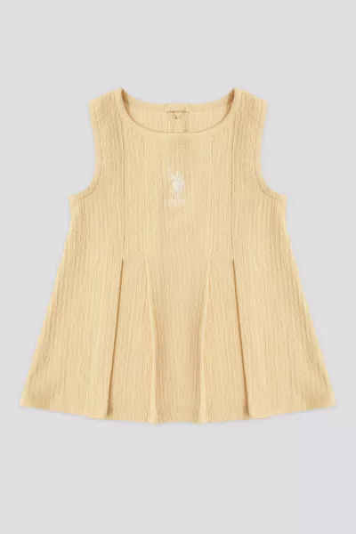 Платье желтое для девочки U.S. Polo Assn