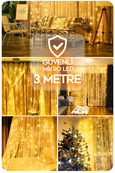 -  LED с  ресни, жълт LED с дистанционно, 8 режима, завеса с LED светлини, фея, кухненска светлина, декоративна лампа