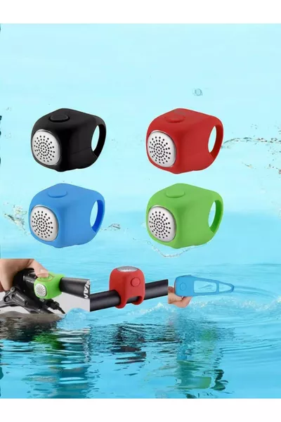 جرس دراجة  ديسيبل مقاوم للمطر يعمل بالبطارية مع 3 خيارات صوتية مختلفة