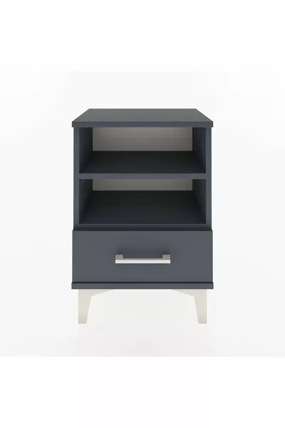 أرجس كومودين ذو رفين ودرج واحد أنثراسيت-أنثراسيت