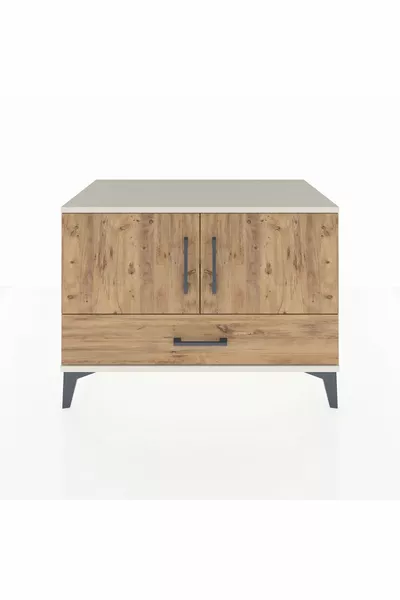 Hyperion Şifonyer 2 Raflı Tek Çekmeceli 2 Kapaklı  Aytaşı-Çam