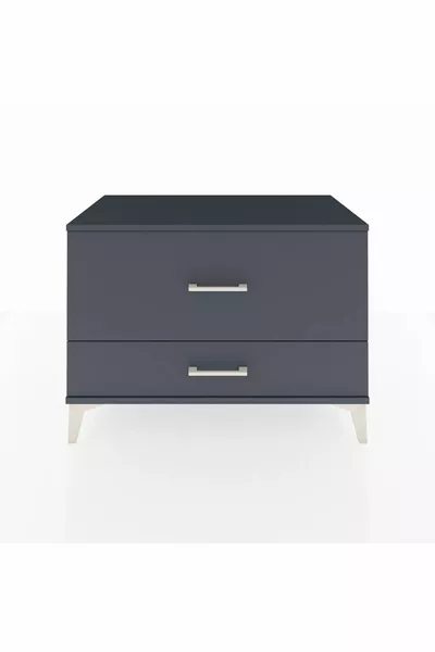 Hyperion Şifonyer 2 Çekmeceli  Antrasit-Antrasit