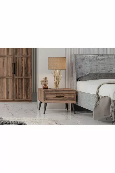 Pita Brown Nightstand