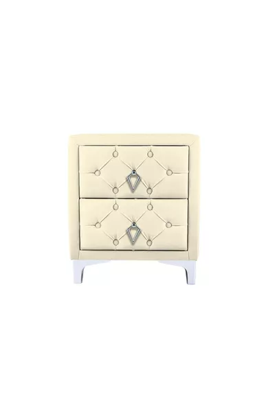 Ruby Silver Komodin, 2 Çekmeceli