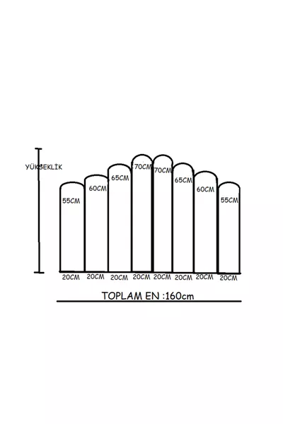 رأس سرير بعرض سم - 8 لوحات