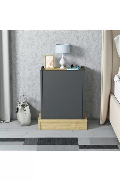 MoBiga Alen Dolaplı 2 Bölmeli Komodin