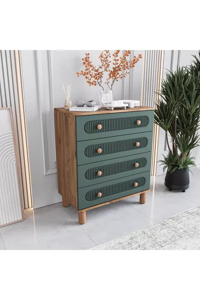 Milen 4-Drawer Dresser % MDF