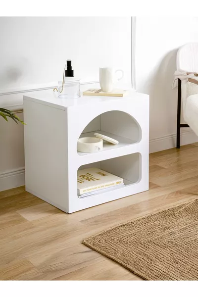 خزانة جانبية عصرية بوهمية من ليفا (تغطية بغشاء)