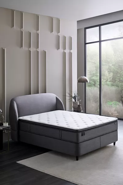 سرير سلسلة نوابض مع جيب دعم تقويم العظام