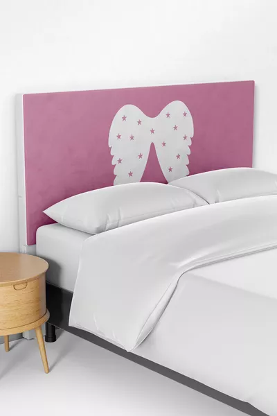Hoofdbekleding voor kinderbed met engelenvleugels