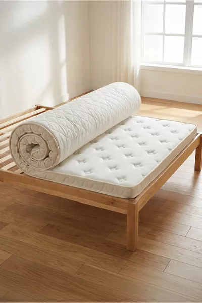 Materasso Ortopedico Completo con Retrazione in Spugna, Coprimaterasso, Topper, Materasso da Pavimento