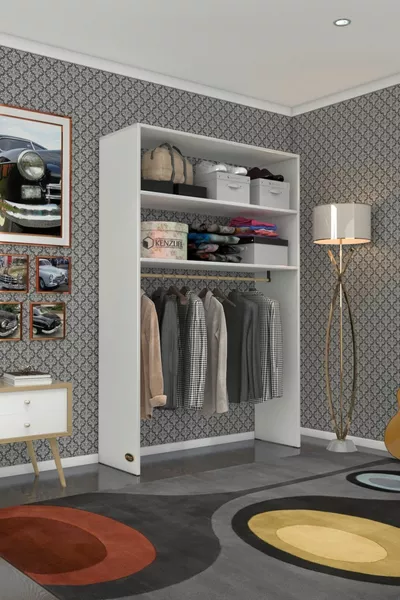 خزانة ملابس Z Hayrettin ** Byz بعجلات